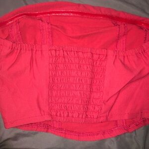 Cute red tube top